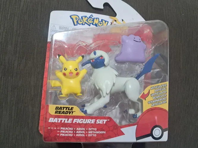 Pokémon Action Figure Battle (PICACHU, ABSOL, DITTO)