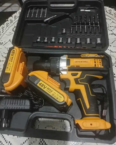 Furadeira e Parafusadeira 48v de Potência