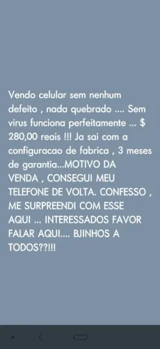 Celular inteiro LG