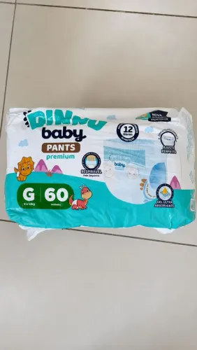 Fraldas Dinno Baby Pants Tam disponível; M G XG por R$56, veja na descrição ?