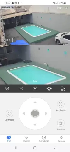 Edícula com piscina