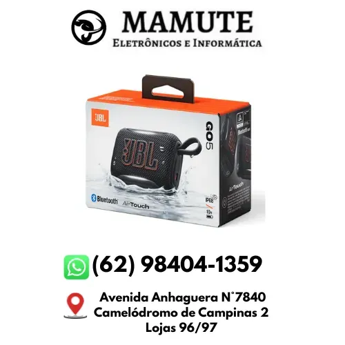 Caixa De Som JBL Go 5 Bluetooth Ip68 À Prova D'água Original