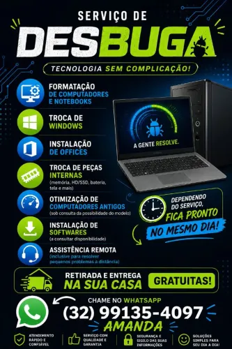 Manutenção Computadores e Notebooks