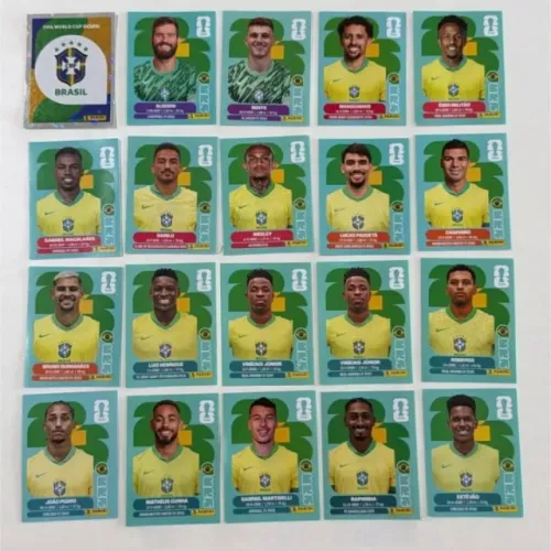 Figurinhas da Seleção Brasileira Originais