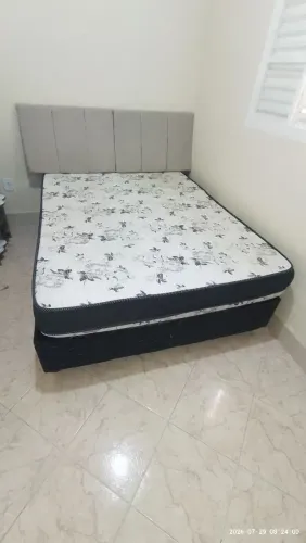 Cama box colchão + box + Cabeceira