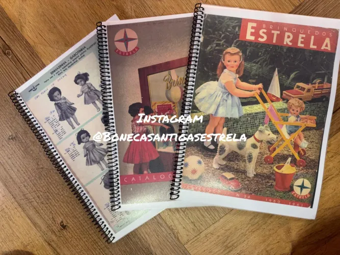Boneca antiga da estrela catálogo antigo da estrela leia descrição 