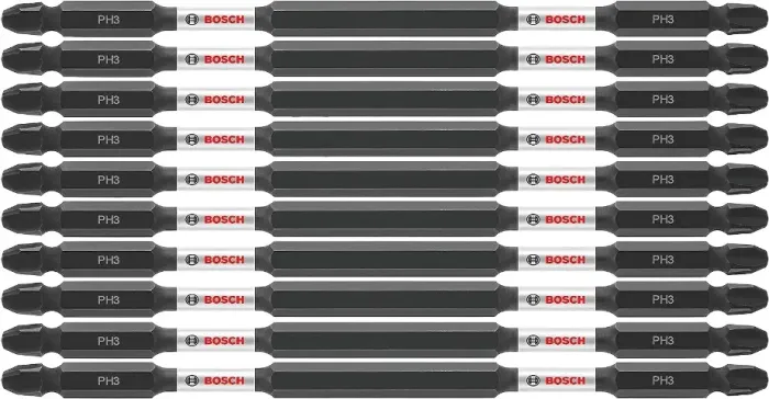 Bit / Ponteira Parafusadeira BOSCH 6 polegadas Phillips PH3 resistentes impacto