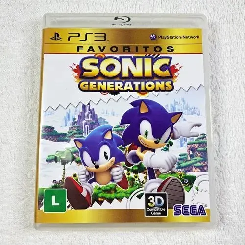 Sonic Generetions Edição Favoritos Ps3 Cib 