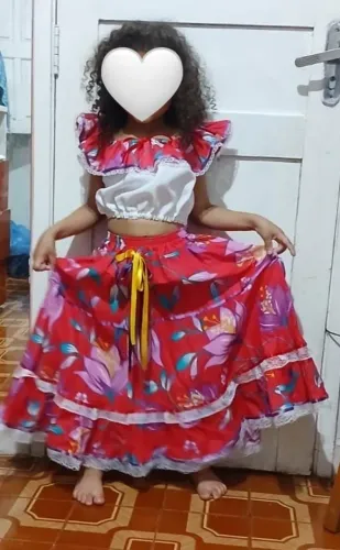 Roupa de carimbo infantil