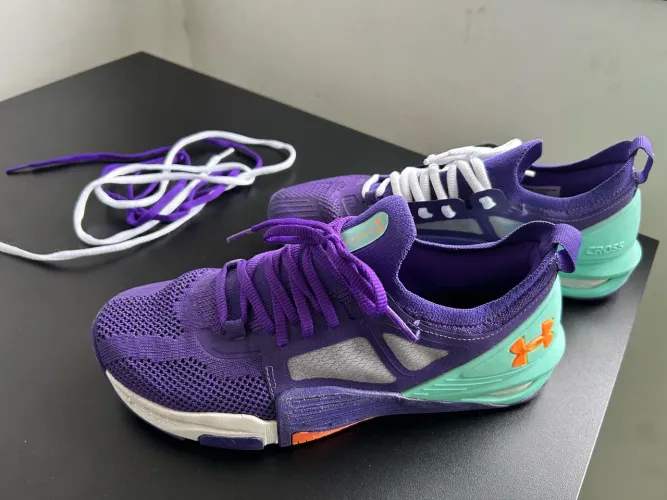 Tênis Tribase Cross 2 - Under Armour - Roxo+Verde