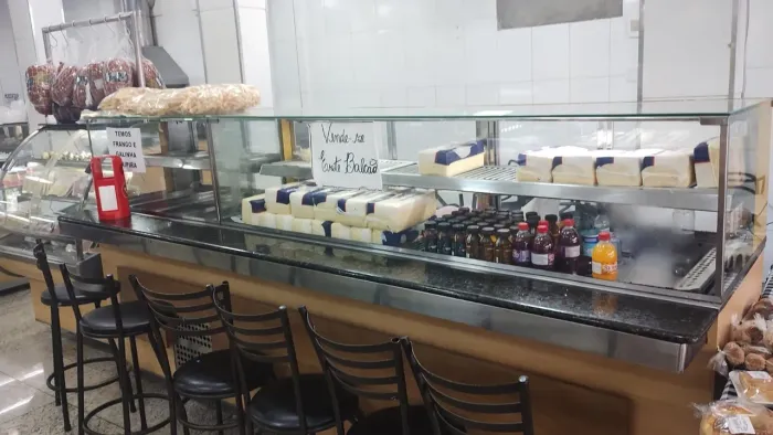 Balcão frios com estufa padaria lanchonete 