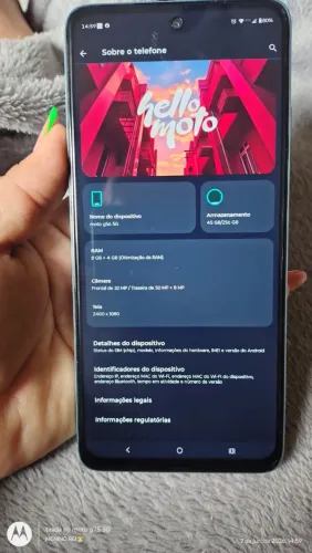 Cell Moto G56 256 gigas