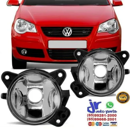 Par Farol de Milha Polo Hatch 07 08 09 10 11 Auxiliar Neblina