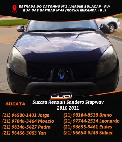 Sucata Renault Sandero Stepway 2010 2011