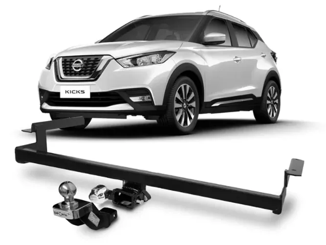 Engate Reboque Nissan Kicks 2017 à 2022 - Removível 