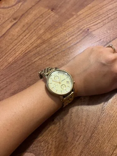 Relógio Fossil dourado (comprado nos EUA)