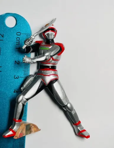 Jaspion Gashapon miniatura pvc de 7 cm de altura Bandai boneco japonês Juspion TV Manchete