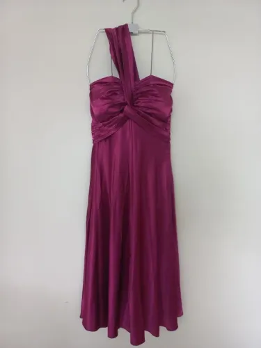 Vestido Rosa de Festa Midi tamanho M Médio Social Evento Casamento Formatura