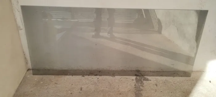 Vidro fume para mesa ou afins 158cmx68cm