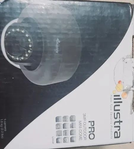 Câmera Illustra Mini Dome Ip Pro 3mp / NOVO NA CAIXA