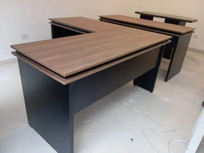 MESA EM L BORDAS ROMANA NOVA 100% MDF 