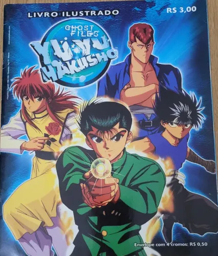 Livro Ilustrado Original Álbum Yu Yu Hakusho - Incompleto