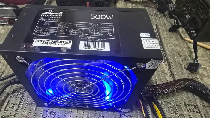 Fonte 500W Mymax para PC (outras opções a partir de 100,00)