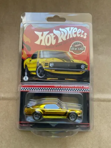 Hot Wheels - 1970 Ford Mustang Boss 302 - Red Line Club Exclusive - RLC