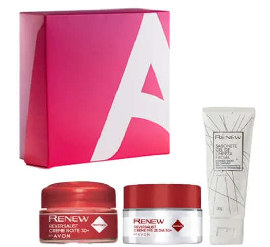 Avon Kit Presenteável Mini Renew Reversalist