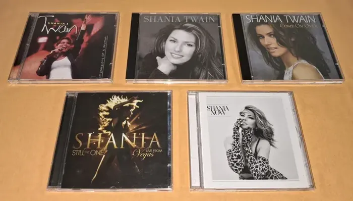 5 CD's Shania Twain 1 importado