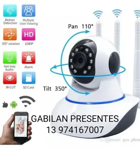 Câmera io 3 antenas 