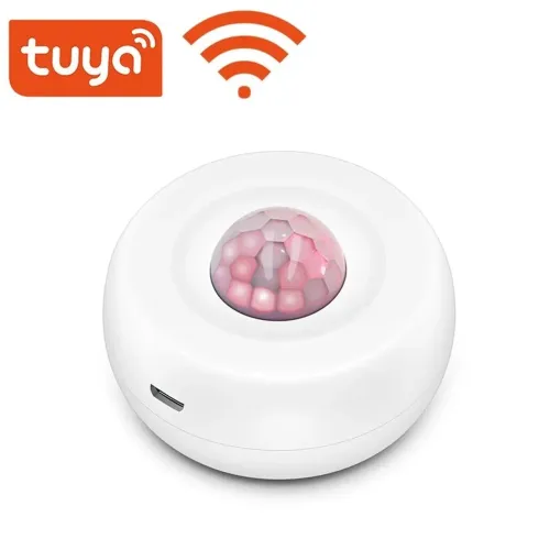 Sensor de presença Wifi Tuya, Compatível com Alexa, Segurança Residencial 