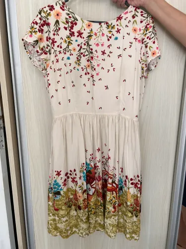Vestido curto estampado ANTIX