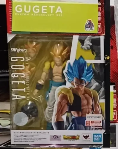 Gogeta Super SH Figuarts Bandai + Head ssj Demoniacal Feat