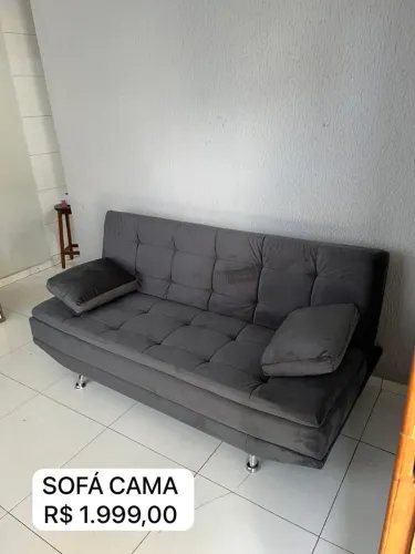 Sofá Cama 3 lugares - Novo