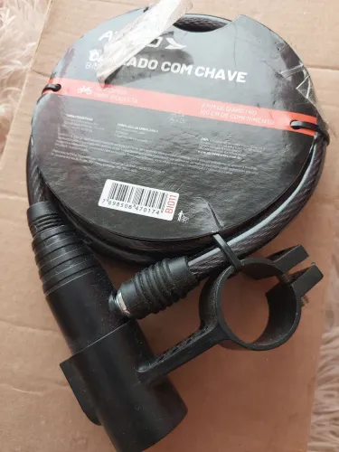 Cadeado com chave para bike 