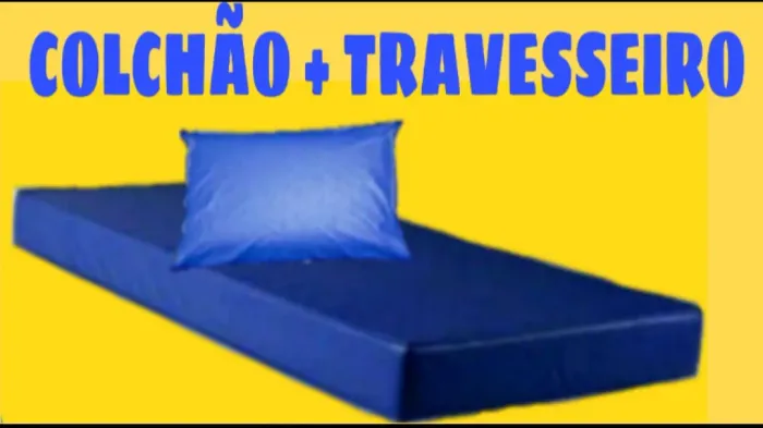 Colchão Capa lavável impermeável+ brinde travesseiro