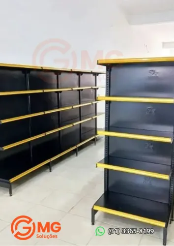 Prateleira para exposição de produtos - Gôndola