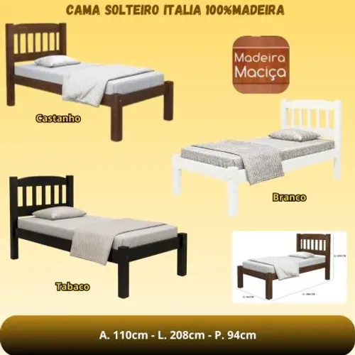 Cama solteiro Itália