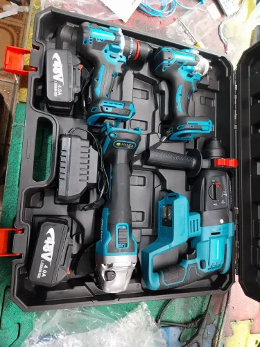 Kit de Ferramentas Elétricas 48V com Maleta Completa