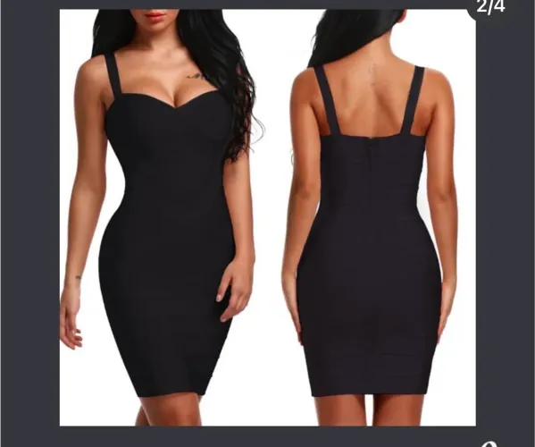 Vestido de bandagem- disponível em 4 cores