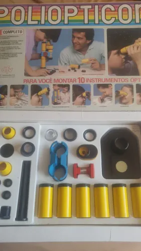 Kit Poliopticon - montar diferentes lupas e microscopios . Década 1950/1970.