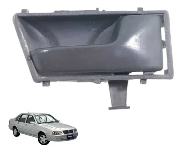 Maçaneta Interna Traseiro Direito Volkswagen Santana 2000 Preto Traseira