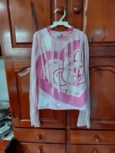 Blusa Infantil Manga Longa Tamanho 10