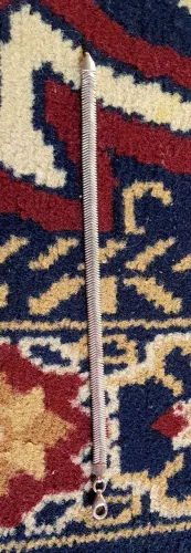 Pulseira prata 925 rabo de rato
