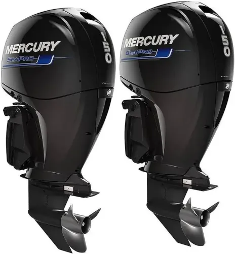 Parelha Motores Mercury 150HP Sea Pro 4 Tempos - Motor de Popa 