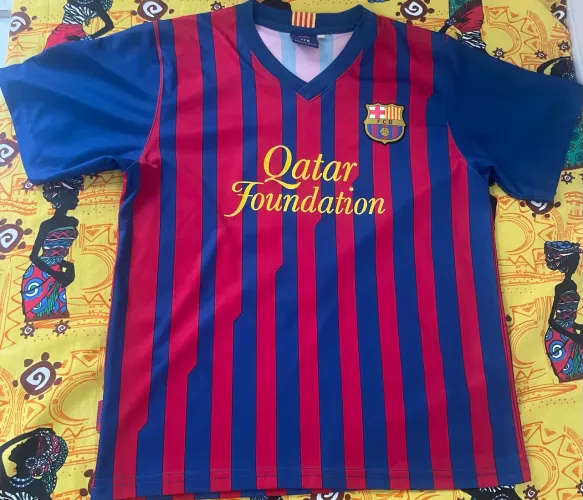 Camisa Barcelona 2011/2012 - Messi 10 - MODELO INFANTIL