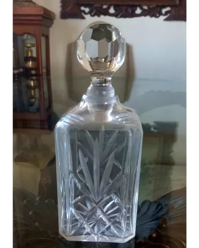 Garrafa Cristal vintage