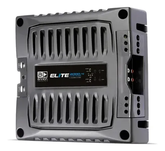 Módulo Banda Elite 2000.4 Potência 2000 Wrms 2 Ohms 4 Canais Bridge 4 Ohms