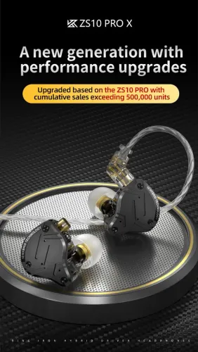 Fone de ouvido KZ ZS10 PRO X